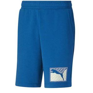 New Puma Mens Workout Blue Shorts